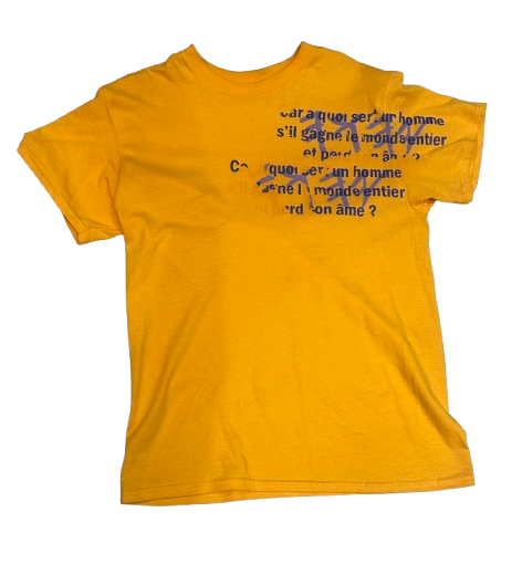 Mark 8:36 Blue and Yellow